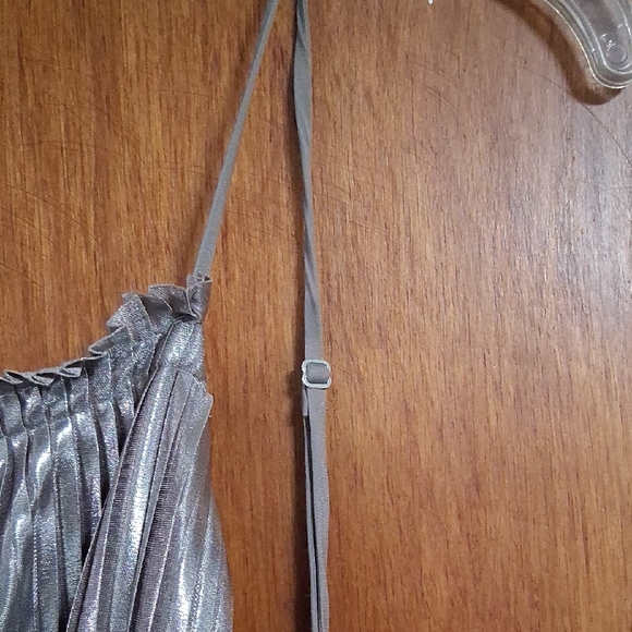 Banana Republic Metallic Silver Dress - Picture 7 of 8